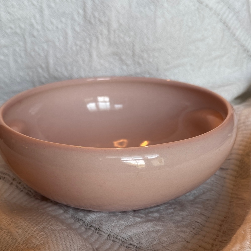 Russel Wright Iroquois Pink Ceramic China Bowl 8x4 Without lid